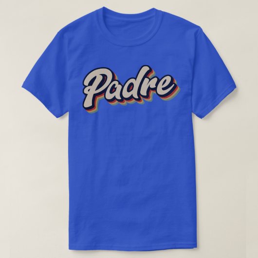 Retro Vintag Padre T-Shirt (Design vorne)