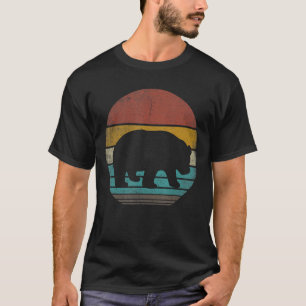 Retro Vintag Panda Bären Männer Frauen Kinder Anim T-Shirt
