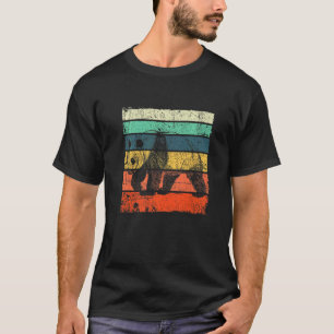 Retro Vintag Panda Mens Womens Weihnachten T-Shirt