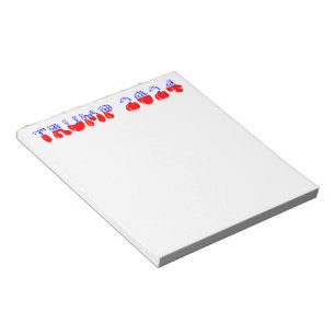 Retro Vintag Patriotic Trump 2024 Notizblock