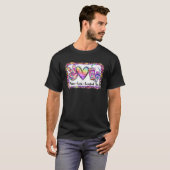 Retro Vintag Peace Liebe Loaded Tee Lover Gefärbte (Vorne ganz)