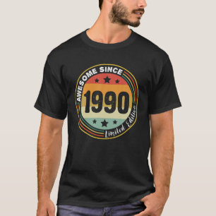 Retro Vintag Phantastisch seit 1990 31. Geburtstag T-Shirt