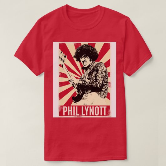 Retro Vintag Phil Lynott TShirt (Design vorne)