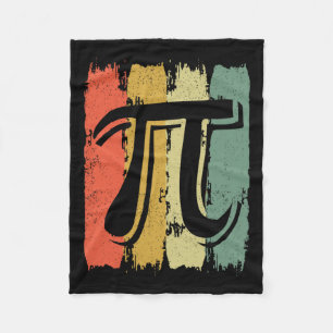 Retro Vintag Pi Mah Geek Mathematiker Pi Day Fleecedecke
