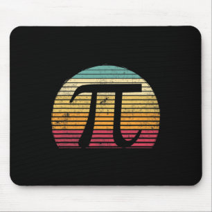 Retro Vintag Pi Tag 3.14 Funny Mathe Lover Student Mousepad