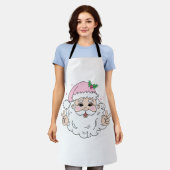 Retro Vintag Pink Weihnachten Weihnachten Schürze (Getragen)