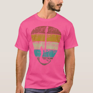 Retro Vintag Plektrum Player Gitarrist Bassist T-Shirt