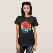 Retro Vintag Pong Pong Player T-Shirt (Vorne ganz)