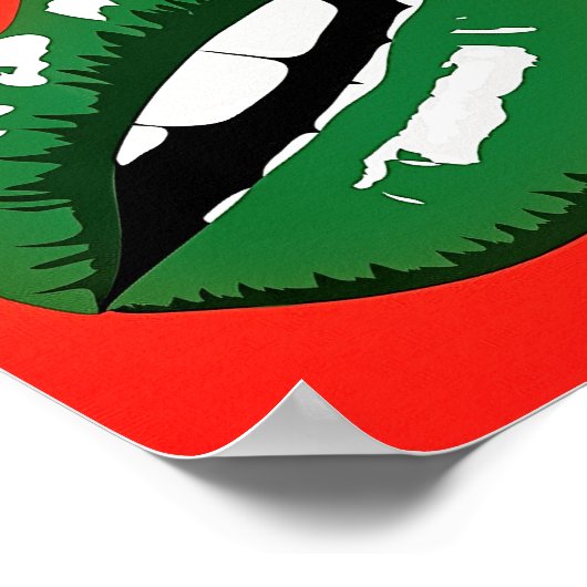 Retro Vintag Pop Art Poster (Ecke)