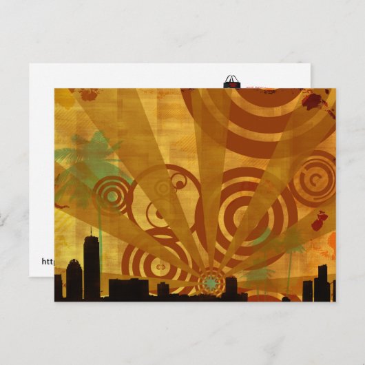 Retro Vintag - Postkarte (Vorne/Hinten)