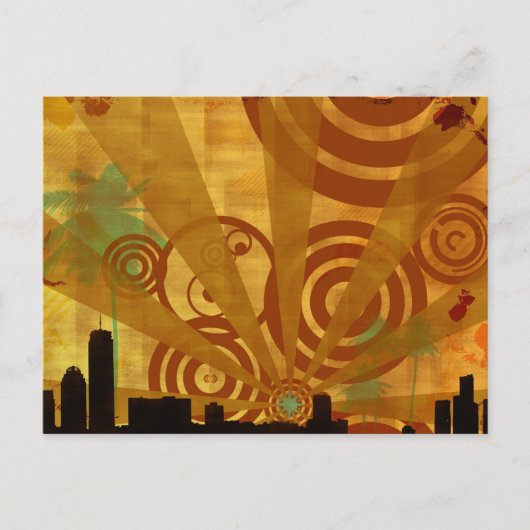 Retro Vintag - Postkarte (Vorderseite)