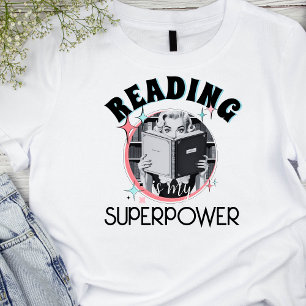 Retro Vintag Reading ist mein Superpower Bookworm T-Shirt