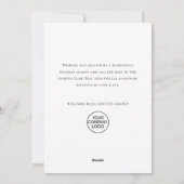 Retro Vintag Red Farm Truck Weihnachten Unternehme (Rückseite)