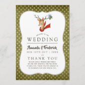 Retro Vintag Rentier Weihnachtsfeiertag Programm (Vorderseite)