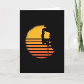 Retro Vintag Rock Climbing Karte (Vorderseite)
