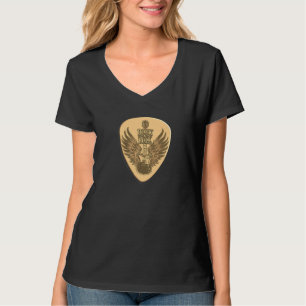 Retro Vintag Rocknroll Musician Plektrum T-Shirt