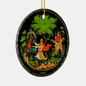 Retro Vintag Russische Märchen Fantasy farbig Keramik Ornament (Rechts)