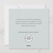 Retro Vintag Sage Farm LKW Weihnachten Unternehmen (Rückseite)