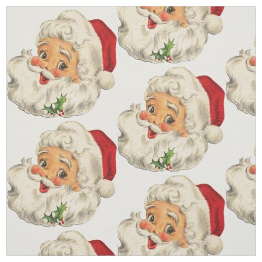 Retro Vintag Santa Stoff (Muster)