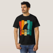 Retro Vintag Shark Fin T-Shirt (Vorne ganz)