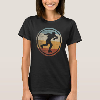 Retro Vintag Skater Roller Derby Roller Skaten T-Shirt
