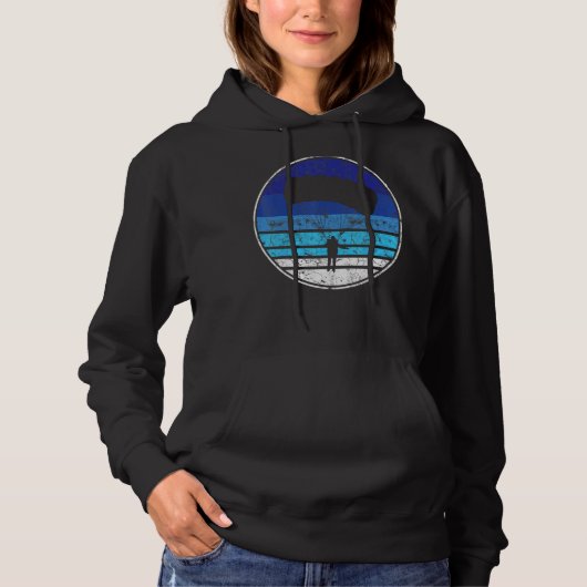 Retro Vintag Skydiver Hoodie (Vorderseite)