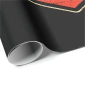 Retro Vintag Snare Drum - Marching Band Drumline Geschenkpapier (Rolleneckpunkt)