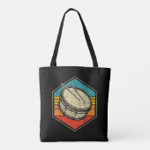 Retro Vintag Snare Drum - Marching Band Drumline Tasche (Rückseite)