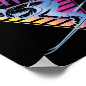 Retro Vintag Snow 80er Apres Ski Patrol Poster (Ecke)