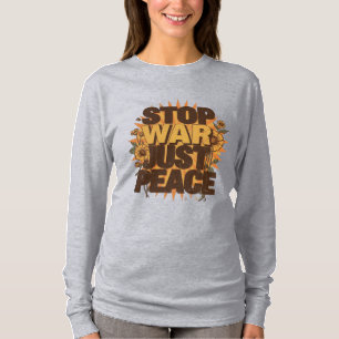 Retro Vintag Style Anti War Peace Graphic T - Shir T-Shirt