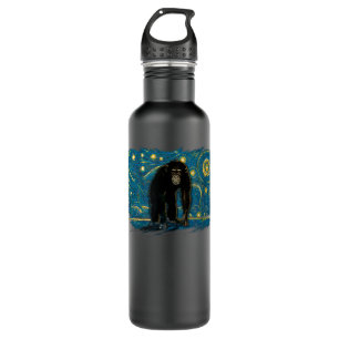 Retro Vintag Style Chimpanze Edelstahlflasche