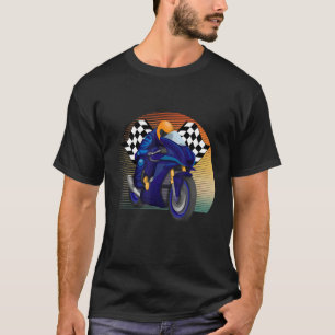 Retro Vintag Style Motorrad Moto GP Racing Fan S T-Shirt