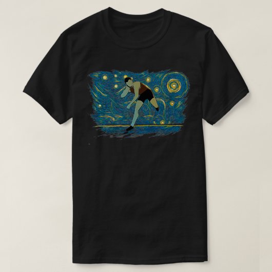 Retro Vintag Style Shooting Put T-Shirt (Design vorne)