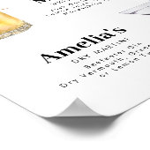 Retro Vintag Style Signature Drinks Poster (Ecke)