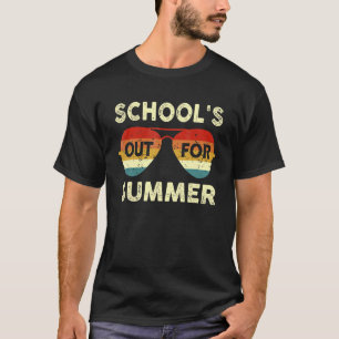 Retro Vintag Style Summer Dress School's Out for T-Shirt