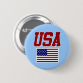 RETRO VINTAG STYLE USA BUTTON (Vorne & Hinten)