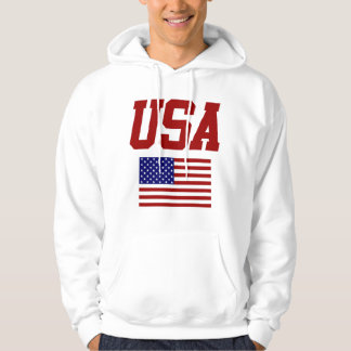 RETRO VINTAG STYLE USA PULLOVER HOODIE