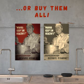 Retro Vintag Style WWII Gesunde Küche Kochen Poster