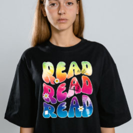 Retro Vintag Summer Reading Tri-Blend Shirt