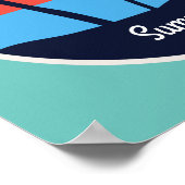 Retro Vintag Summer Vibes Poster (Ecke)