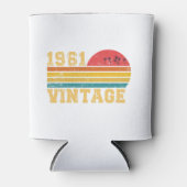Retro Vintag Sunset 1961 Geburtstag Dosenkühler (Vorderseite)