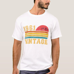 Retro Vintag Sunset 1961 Geburtstag T-Shirt