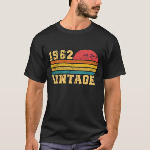 Retro Vintag Sunset 1962 Geburtstag T-Shirt