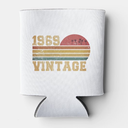 Retro Vintag Sunset 1969 Geburtstag Dosenkühler (Vorderseite)