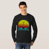 Retro Vintag Sunset Banjo T-Shirt (Vorne ganz)