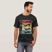 Retro Vintag Swimmer Schwimmen T-Shirt (Vorne ganz)