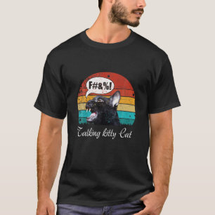Retro Vintag Talking Kitty Cat T-Shirt