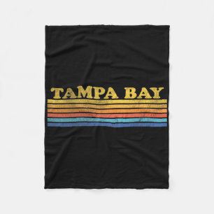 Retro Vintag Tampa Bay Not Florida Throwba Fleecedecke