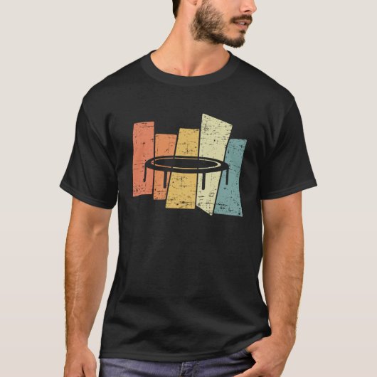 Retro Vintag Trampolin T-Shirt (Vorderseite)