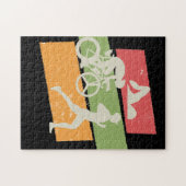 Retro Vintag Triathlon Puzzle (Horizontal)